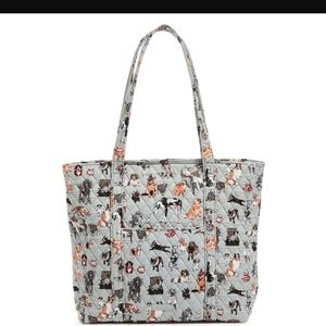 Vera Tote Bag in Cotton/ dog show NWT, NIB